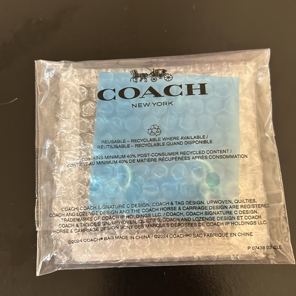 Coach NWT Cherry Charm Huggie Earrings - Picture 5 of 7